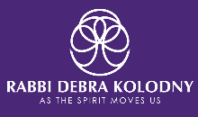 logo for Rabbi Debra Kolodny, 
As the Spirit Moves Us